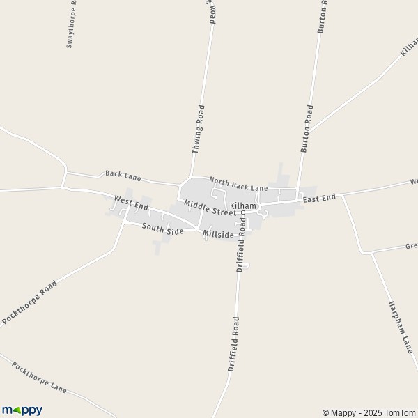 Map Kilham Map Of Kilham Yo And Practical Information