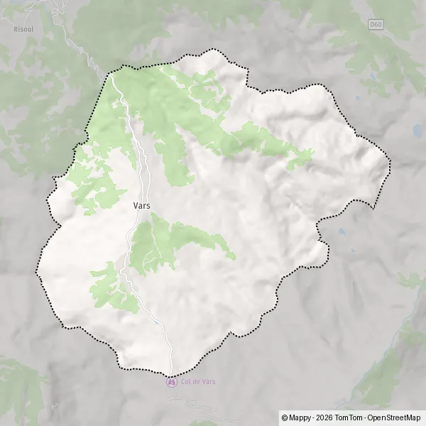 Map Vars: map of Vars (05560) and practical information