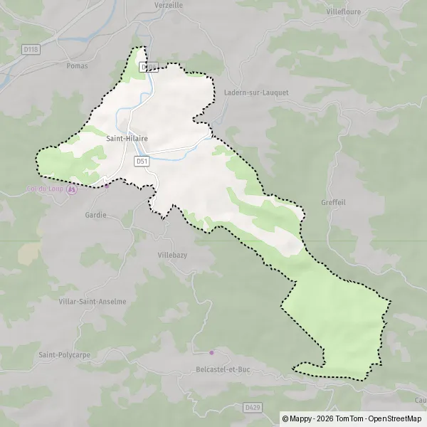 Map Saint-Hilaire: map of Saint-Hilaire (11250) and practical information