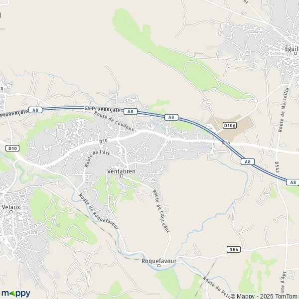 Map Ventabren map of Ventabren (13122) and practical information