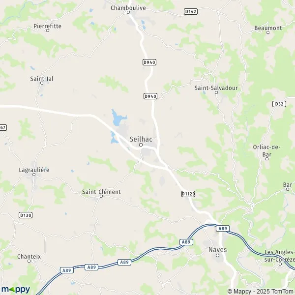 Map Seilhac map of Seilhac (19700) and practical information