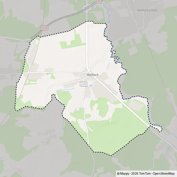 Map Melbeck: map of Melbeck (21406) and practical information