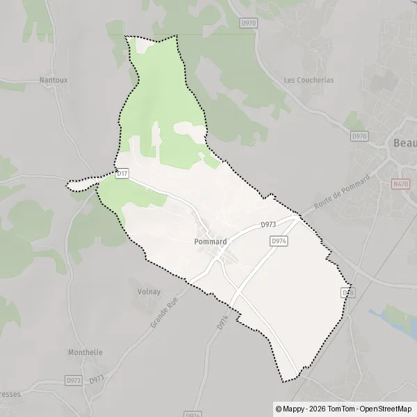 Map Pommard: map of Pommard (21630) and practical information