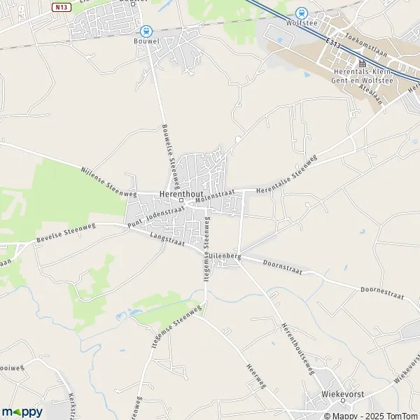 Map Herenthout map of Herenthout (2270) and practical information