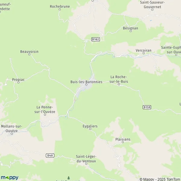 Map BuislesBaronnies map of BuislesBaronnies (26170) and practical