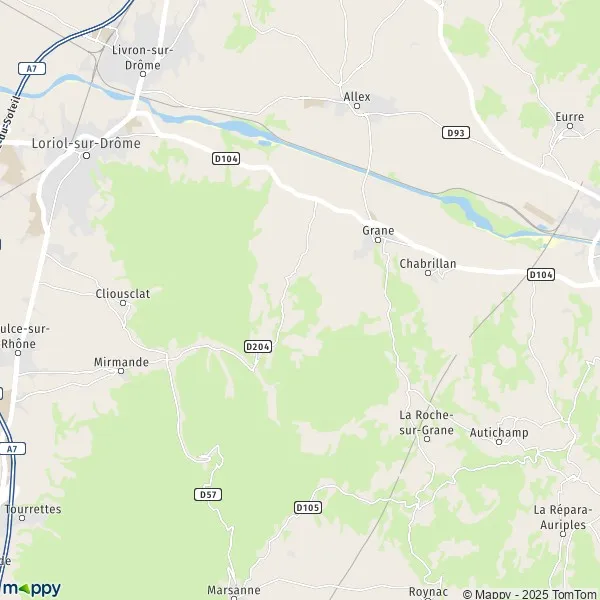 Map SaintDenis map of SaintDenis (26400) and practical information