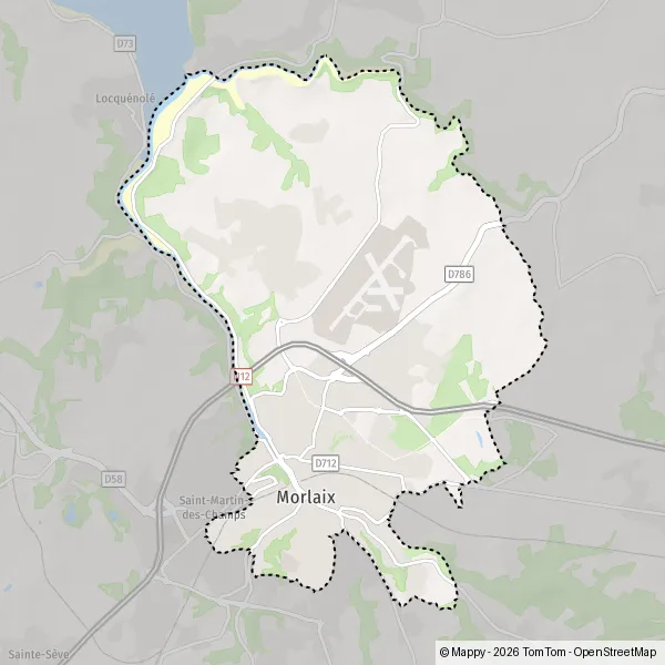 morlaix-france-map-morlaix-map-hi-res-stock-photography-and-images