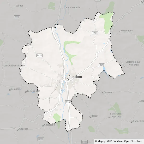 Map Condom Map Of Condom 32100 And Practical Information