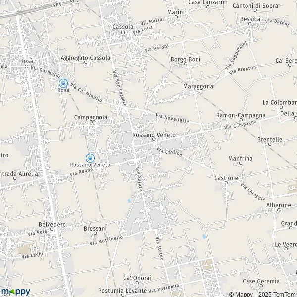 Map Rossano map of Rossano (36028) and practical information