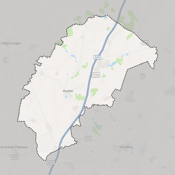 Map Mouhet map of Mouhet (36170) and practical information