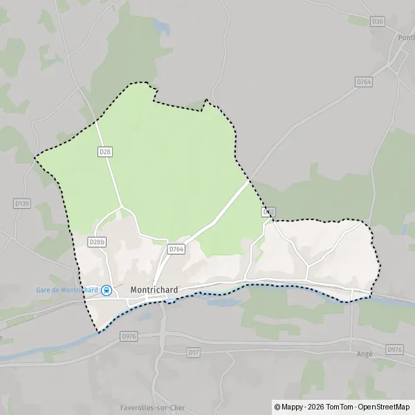 map-montrichard-val-de-cher-map-of-montrichard-val-de-cher-41400-and