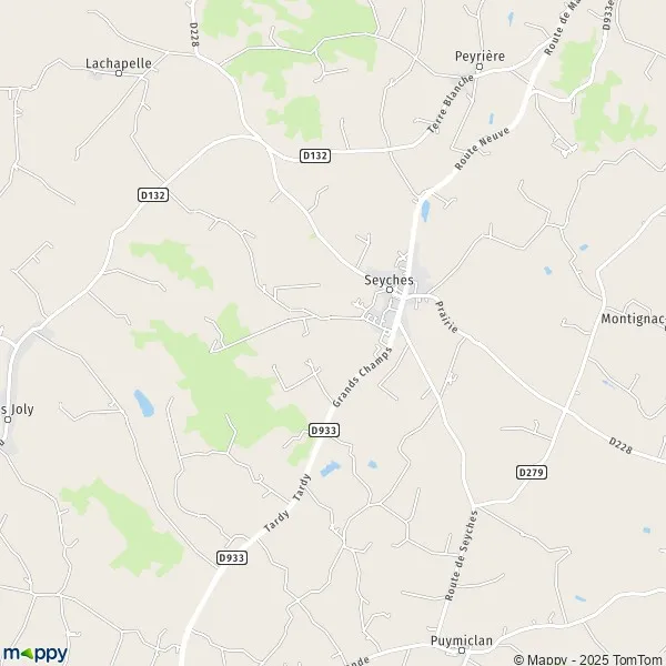 Map Seyches map of Seyches (47350) and practical information