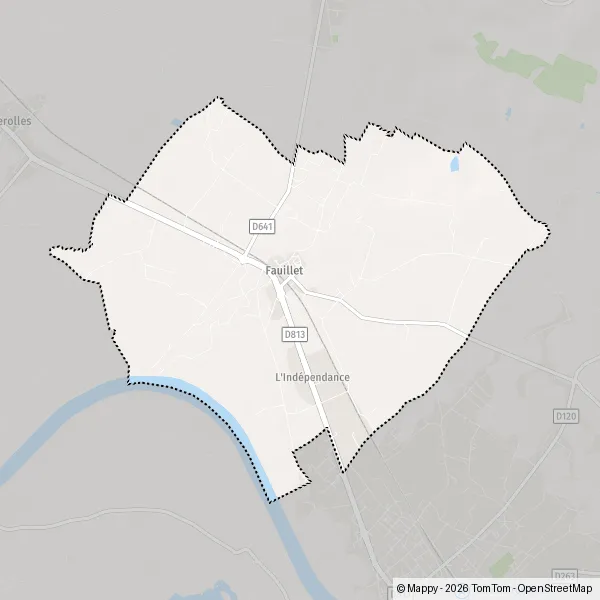 Map Fauillet: map of Fauillet (47400) and practical information