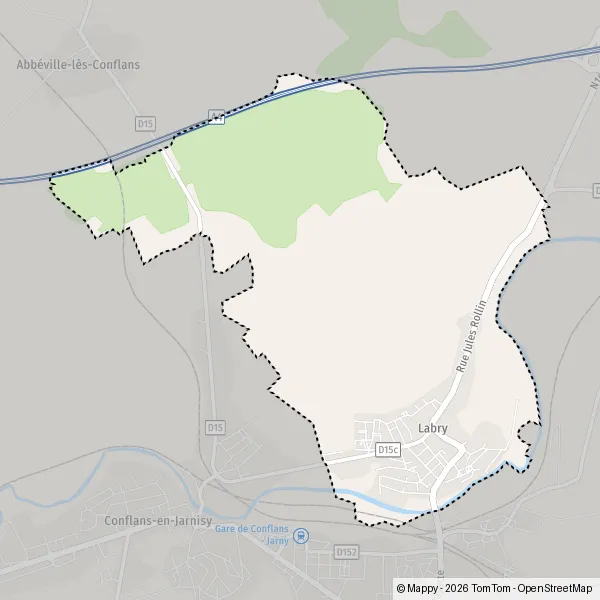 Map Labry: map of Labry (54800) and practical information