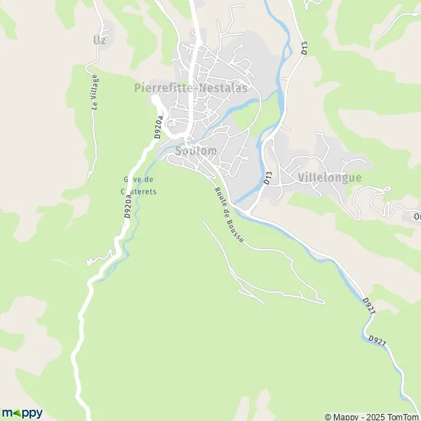 Map Soulom map of Soulom (65260) and practical information