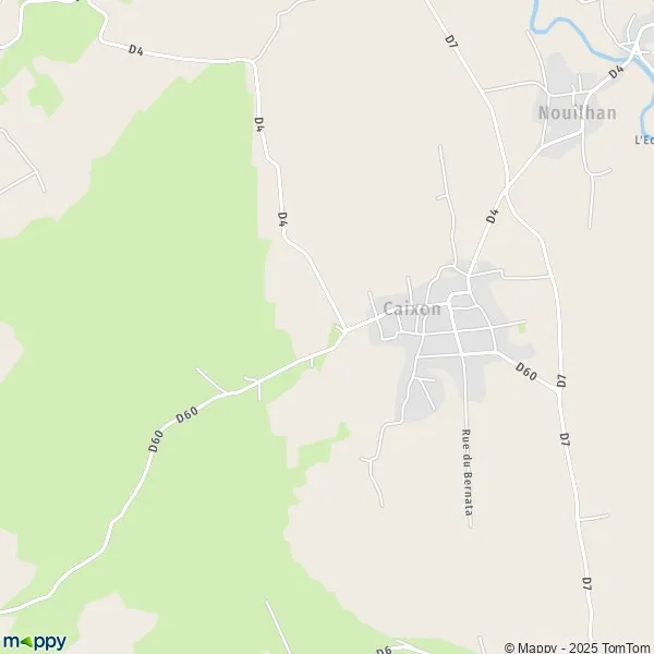 map-caixon-map-of-caixon-65500-and-practical-information