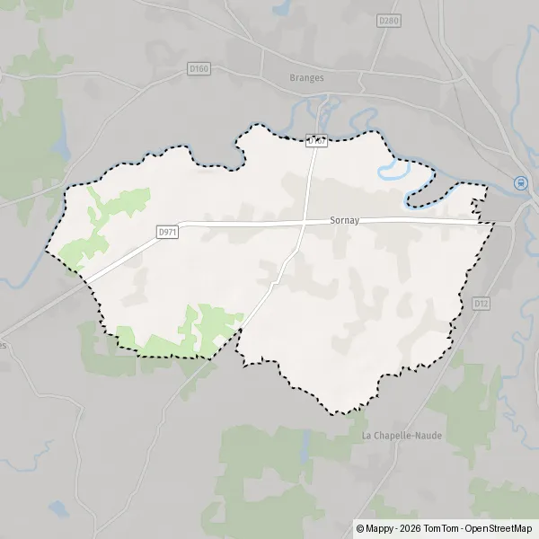 Map Sornay: map of Sornay (71500) and practical information