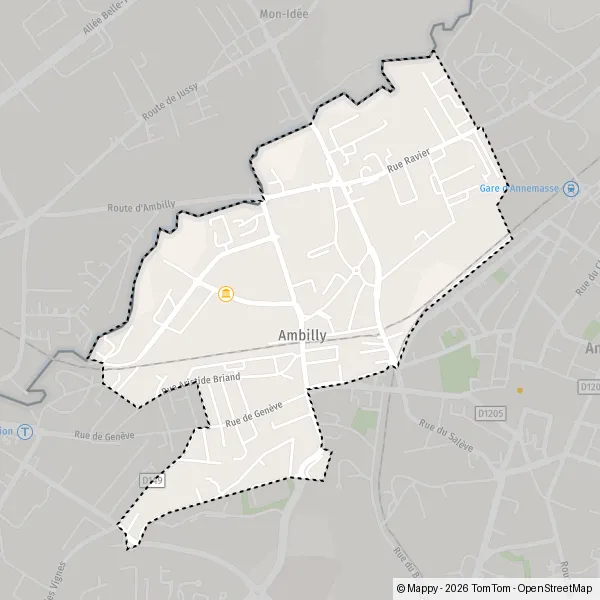Map Ambilly: map of Ambilly (74100) and practical information