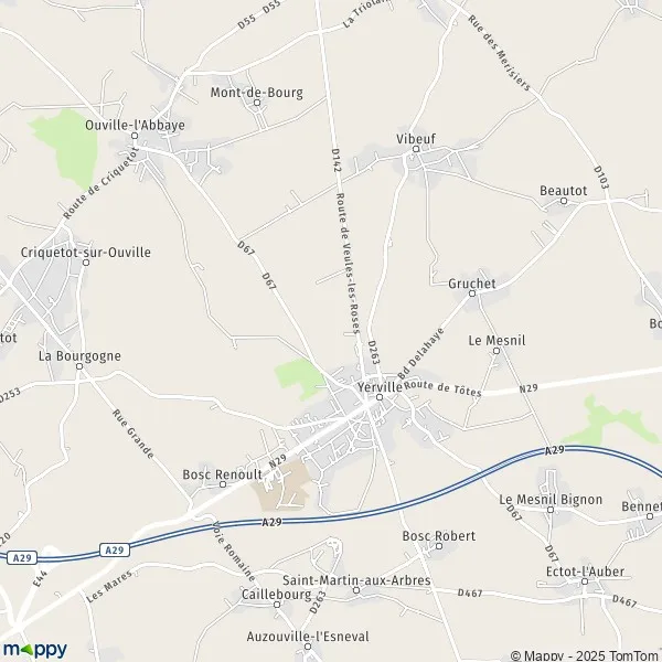 Map Yerville map of Yerville (76760) and practical information