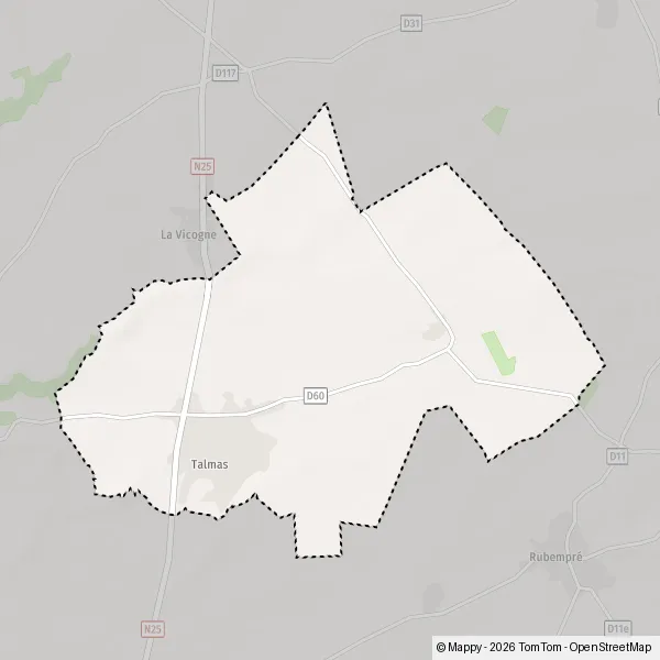 Map Talmas: map of Talmas (80260) and practical information