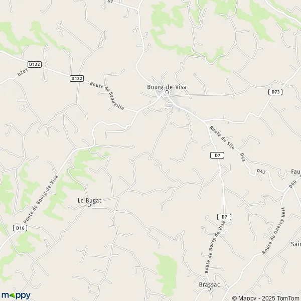 Map BourgdeVisa map of BourgdeVisa (82190) and practical information