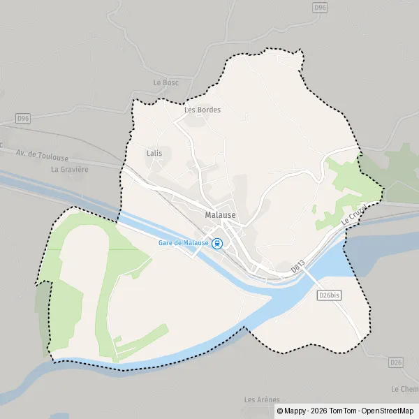 Map Malause: map of Malause (82200) and practical information