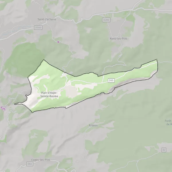 Map Plan-d'Aups-Sainte-Baume: map of Plan-d'Aups-Sainte-Baume (83640 ...