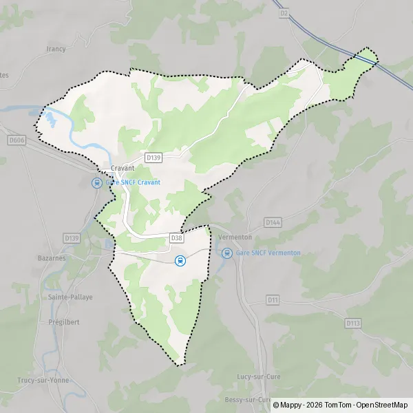 Map Deux-Rivières: map of Deux-Rivières (89460) and practical information