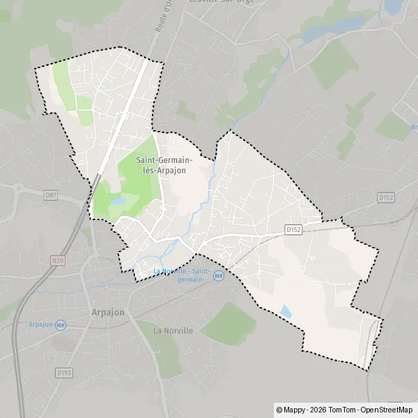 Map SaintGermainlèsArpajon map of SaintGermainlèsArpajon (91180