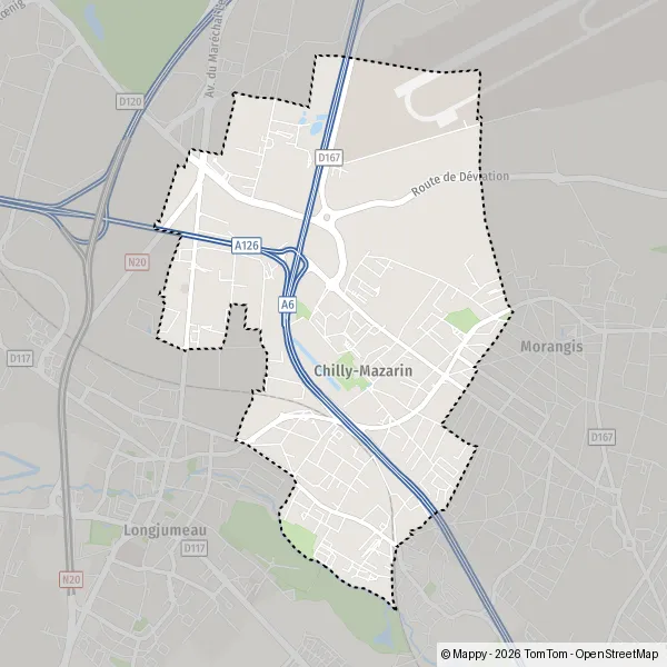Map Chilly-Mazarin: map of Chilly-Mazarin (91380) and practical information