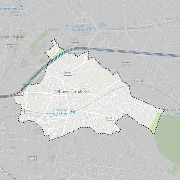 Map VillierssurMarne map of VillierssurMarne (94350) and practical information