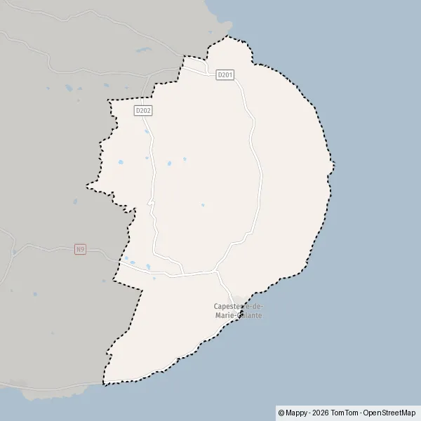 Map Capesterre-de-Marie-Galante: map of Capesterre-de-Marie-Galante ...