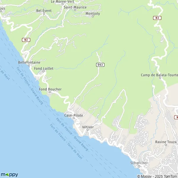 Map CasePilote map of CasePilote (97222) and practical information