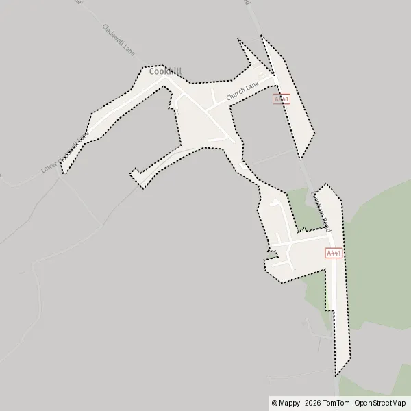 Map Cookhill: map of Cookhill, Wychavon B49 5 and practical information
