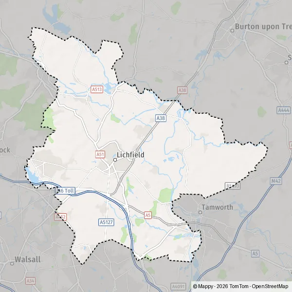 Map Drayton Bassett: map of Drayton Bassett (B78 3) and practical ...