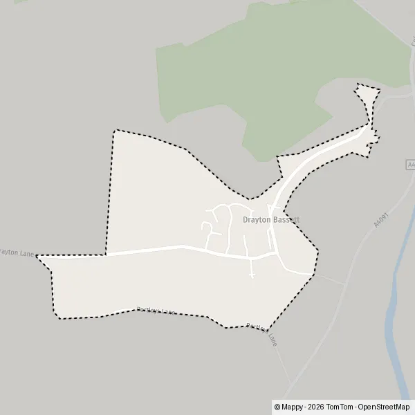 Map Drayton Bassett: map of Drayton Bassett, Lichfield B78 3 and ...