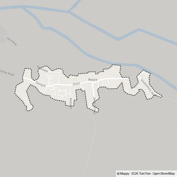 Map Meare: map of Meare, South Somerset BA6 9 and practical information