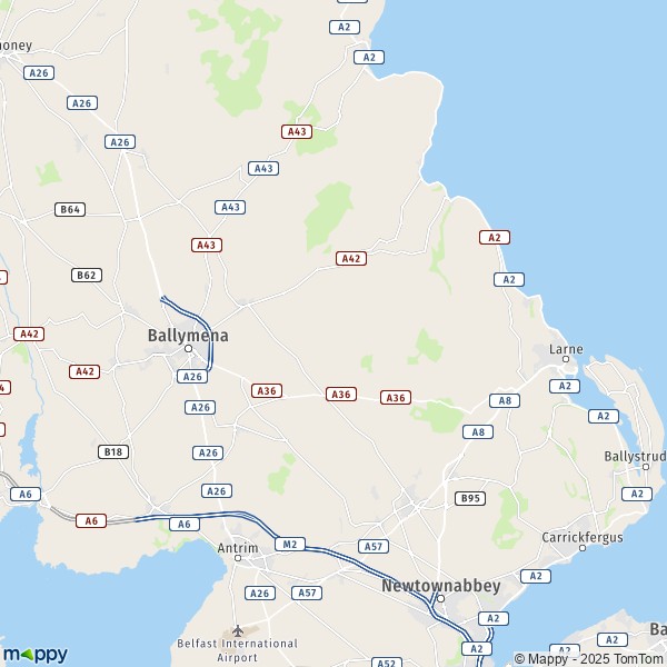 Map Carrickfergus: map of Carrickfergus (BT38 7) and practical information