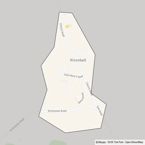 Map Rivenhall: map of Rivenhall, Braintree CM8 3 and practical information