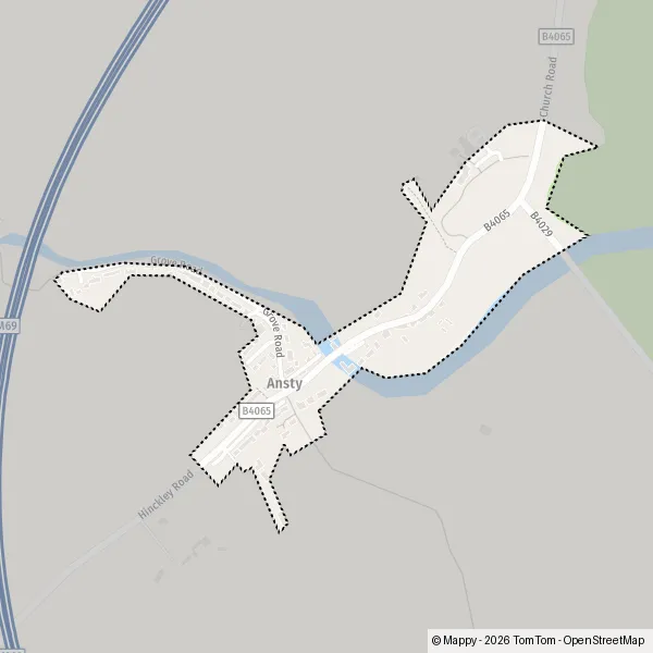 Map Ansty: map of Ansty, Rugby CV7 9 and practical information