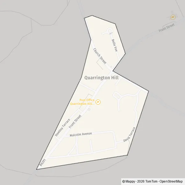 Map Quarrington Hill: map of Quarrington Hill, Durham DH6 4 and ...