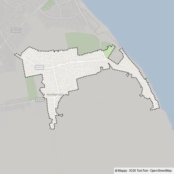 Map Humberston: map of Humberston, North East Lincolnshire DN36 4 and ...