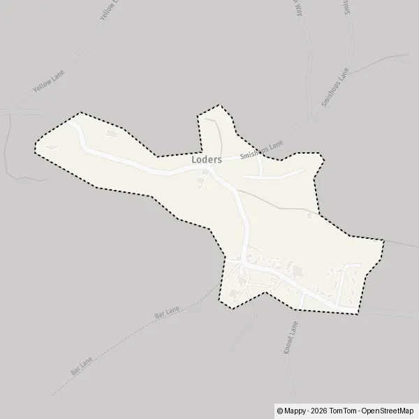 Map Loders: map of Loders, Dorset DT6 3 and practical information