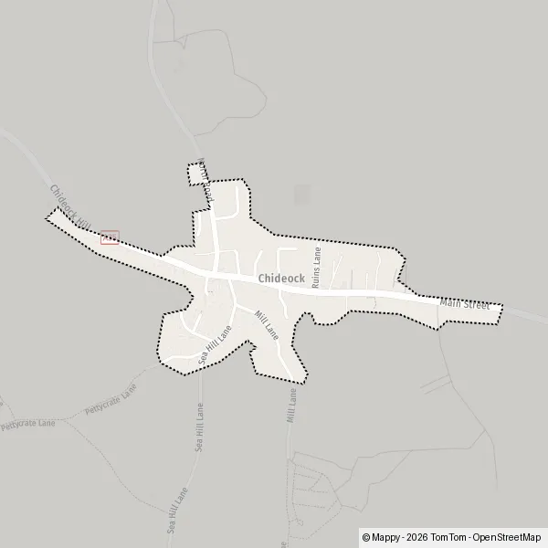 Map Chideock: map of Chideock, Dorset DT6 6 and practical information