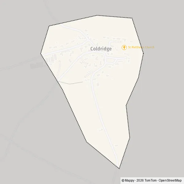 Map Coldridge: map of Coldridge, Mid Devon EX17 6 and practical information