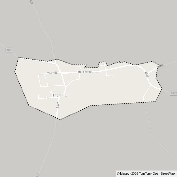 Map Thornhill: map of Thornhill, Stirling FK8 3 and practical information