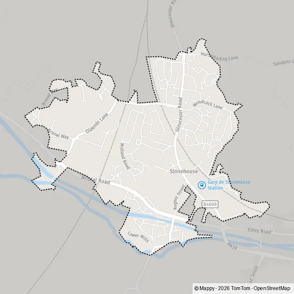 Map Stonehouse: map of Stonehouse, Stroud GL10 2 and practical information