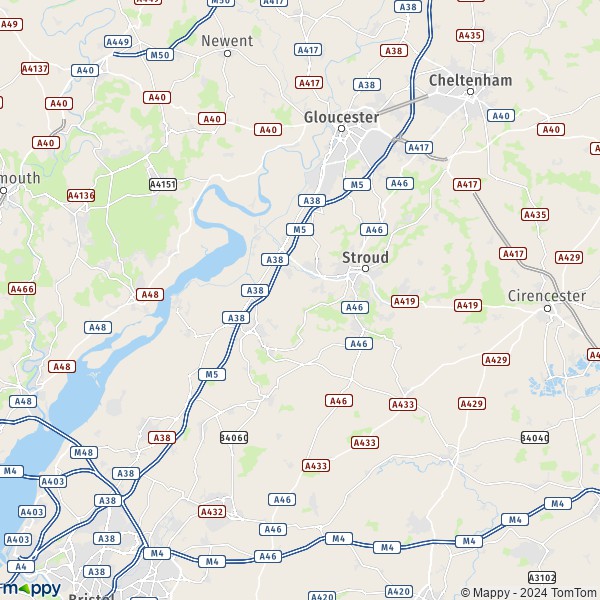 Map Coombe: map of Coombe (GL12 7) and practical information