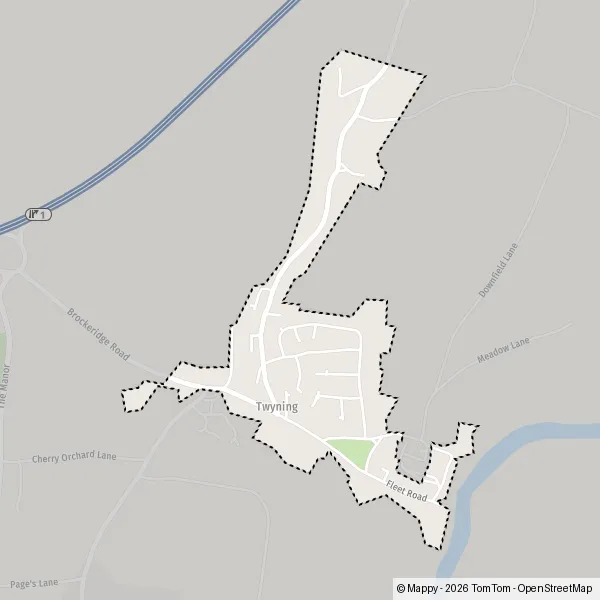 Map Twyning: map of Twyning, Tewkesbury GL20 6 and practical information