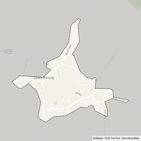 Map South Harting: map of South Harting, Chichester GU31 5 and ...